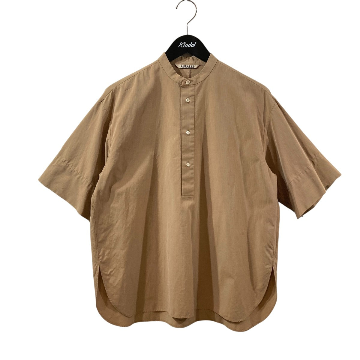 AURALEE WASHED FINX RIPSTOP CHAMBRAY半袖シャツA21SS06FL 古着・中古-1枚目のアイテム画像