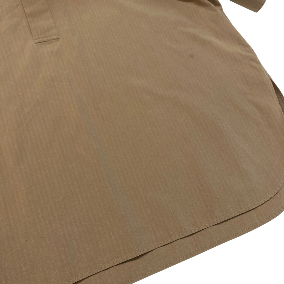 AURALEE WASHED FINX RIPSTOP CHAMBRAY半袖シャツA21SS06FL 古着・中古-6枚目のアイテム画像