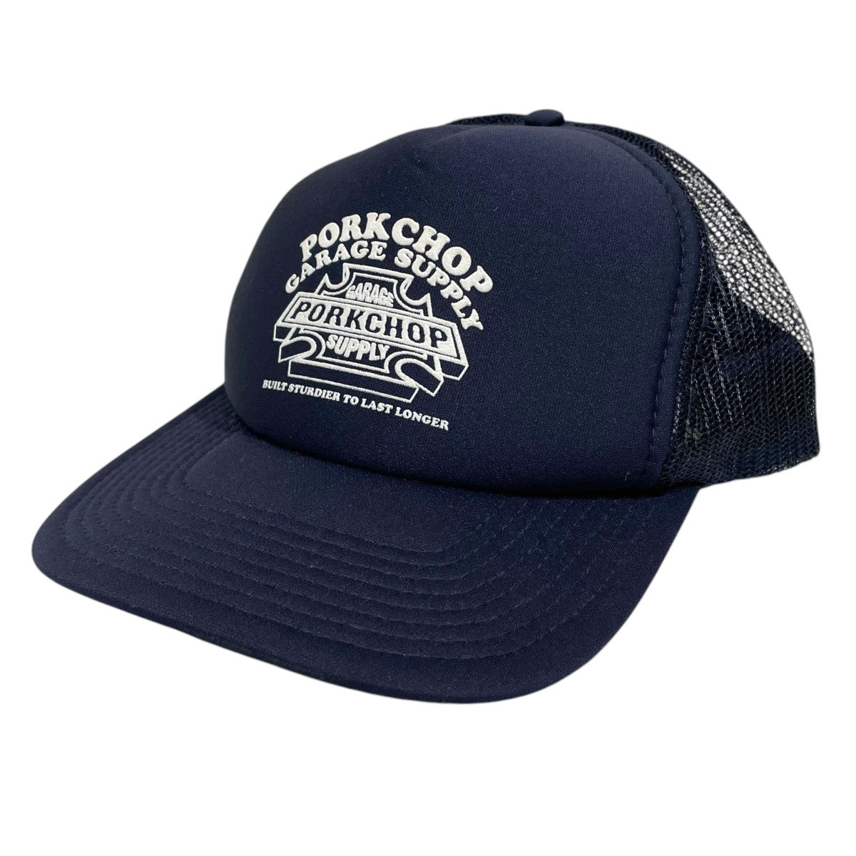 PORKCHOP GARAGE SUPPLY 23AW メッシュキャップ 3D B＆S MESH CAP 古着・中古-1枚目のアイテム画像