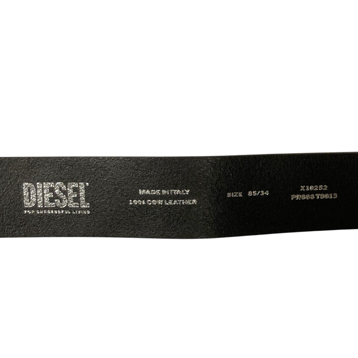 DIESEL(ディーゼル) レザーベルトX10252 X10252 ブラック サイズ 85/34