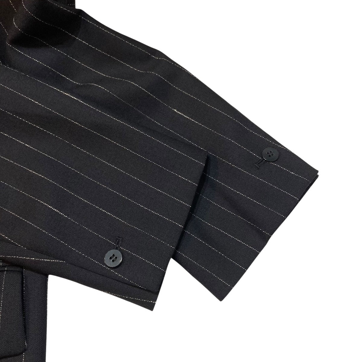 OVERCOAT DOUBLE BREASTED JACKETストライプダブルジャケットF25J04-DWWS 古着・中古-4枚目のアイテム画像