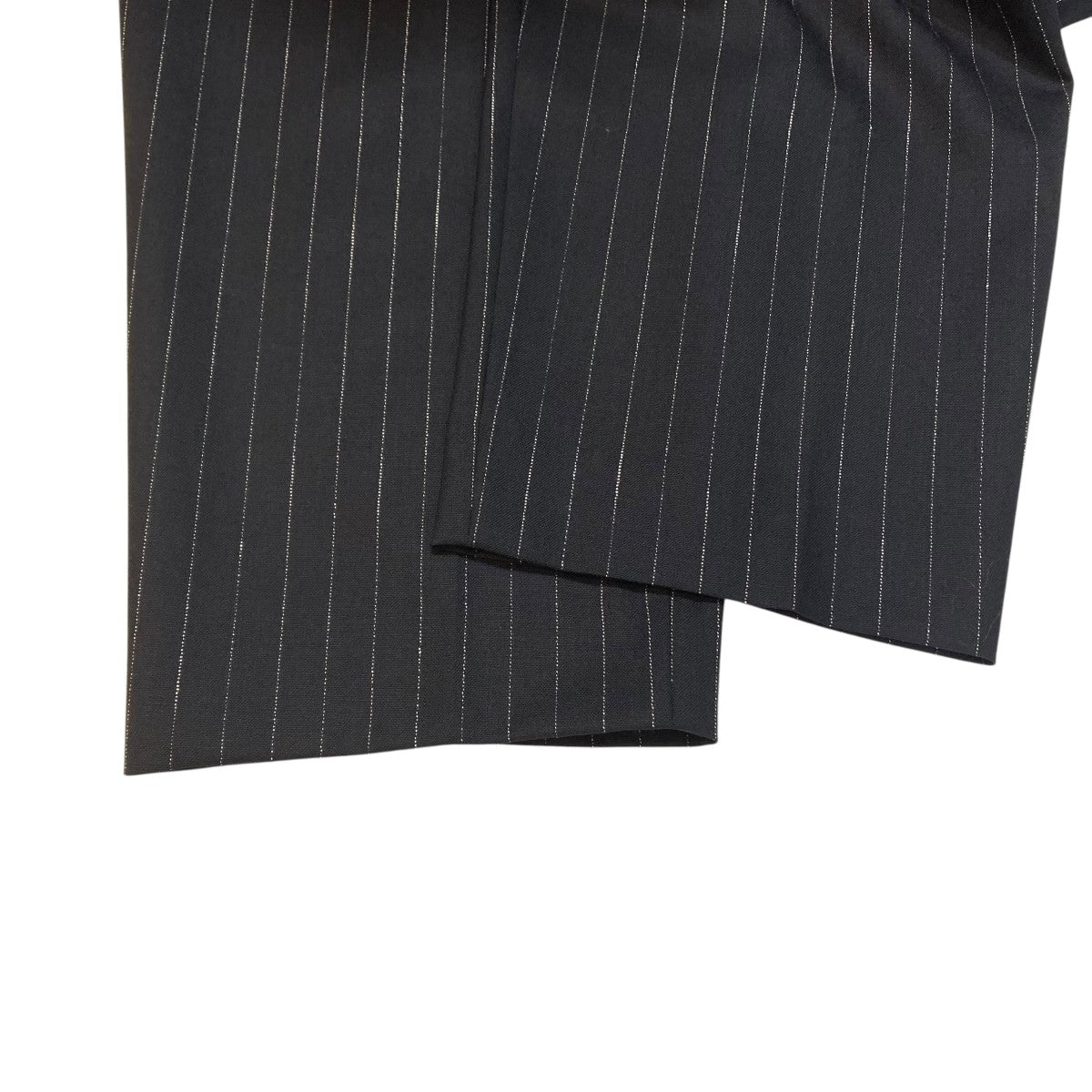 OVERCOAT 5 TUCK TROUSER IN WOOL PINSTRIPEストライプタックウールパンツF25P021-DWWS 古着・中古-4枚目のアイテム画像