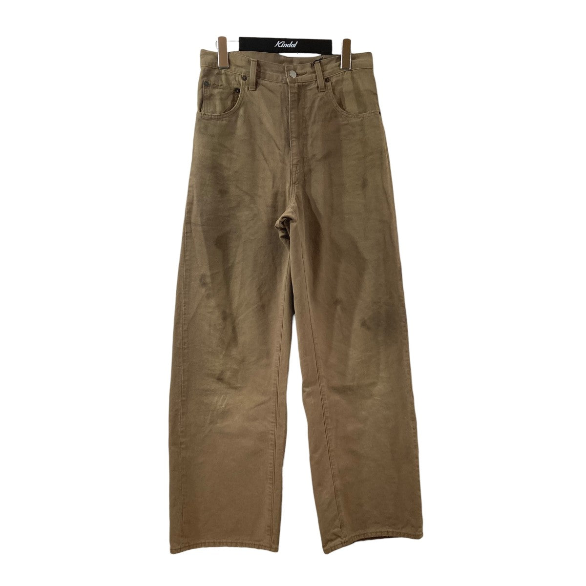ssstein 26SSSulfur Dyed Oxford Vintage Wide PantsヴィンテージワイドパンツST.1395 古着・中古-1枚目のアイテム画像