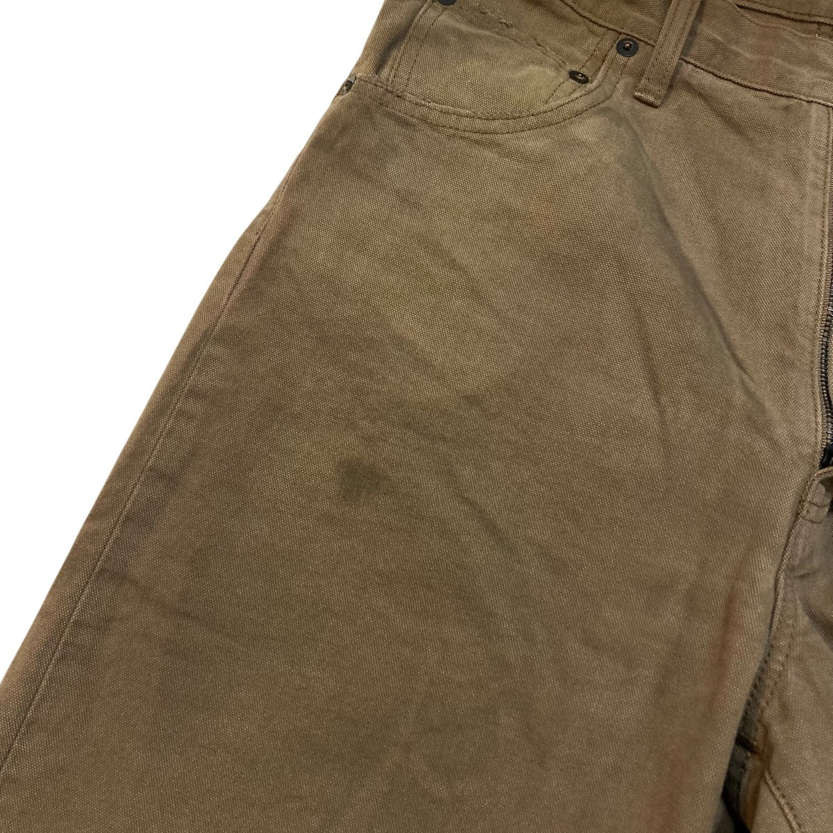ssstein 26SSSulfur Dyed Oxford Vintage Wide PantsヴィンテージワイドパンツST.1395 古着・中古-4枚目のアイテム画像