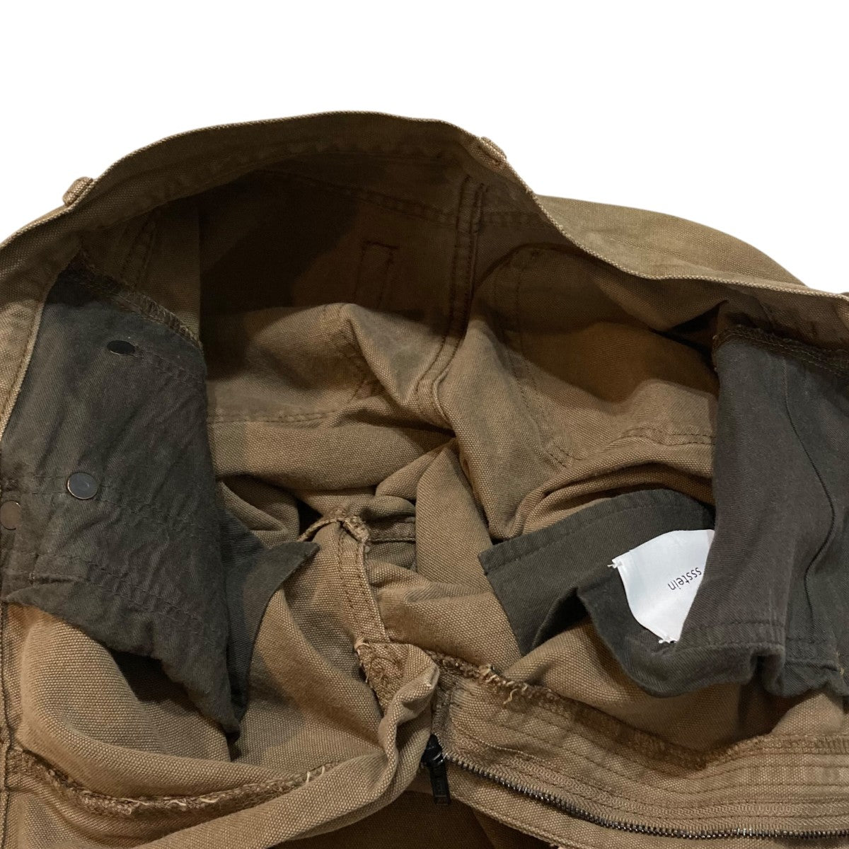 ssstein 26SSSulfur Dyed Oxford Vintage Wide PantsヴィンテージワイドパンツST.1395 古着・中古-9枚目のアイテム画像