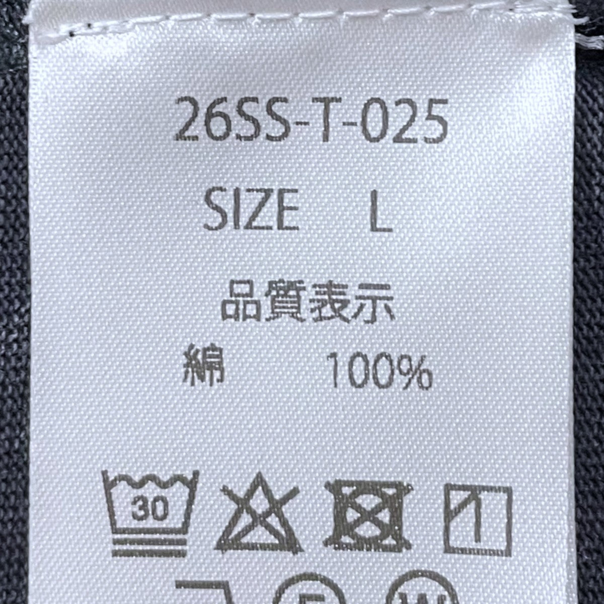 TALKING ABOUT THE ABSTRACTION 26SS 加工プリントTシャツ WORLD WIDE TEE ワールドワイドティー 26SS-T-025 古着・中古-5枚目のアイテム画像