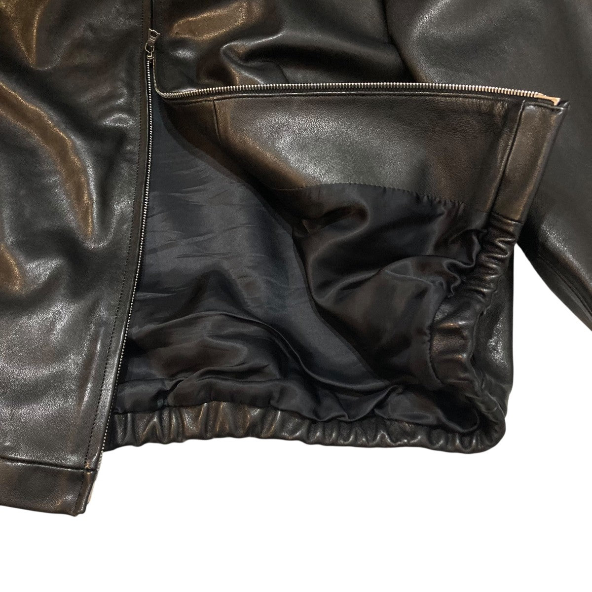 ssstein 26SSLambs Leather Light Zip JacketレザージャケットST.1379 古着・中古-6枚目のアイテム画像