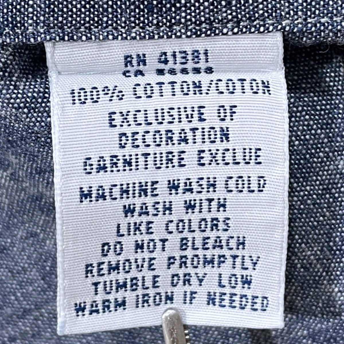 ボタンダウンシャンブレーシャツ CLASSIC FIT クラシックフィット