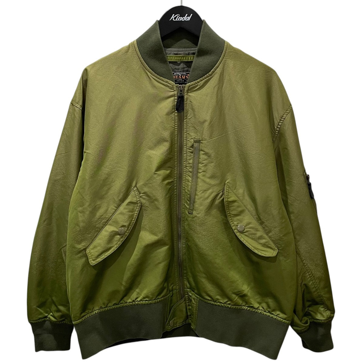 25AW ジップアップジャケット MIL Flight Jacket Iridescent Twill ミル フライトジャケット イリディセント ツイル 38-18-0844-139