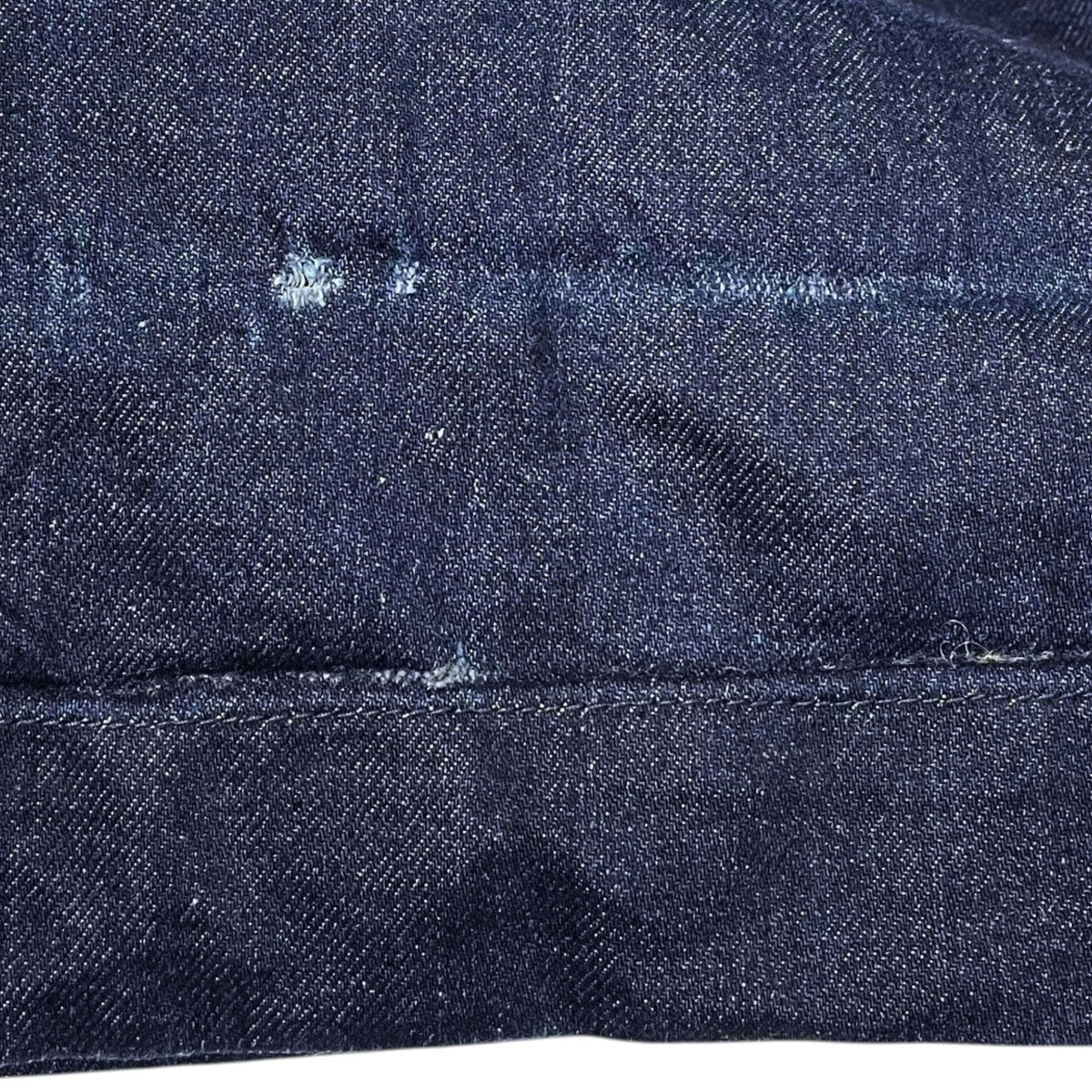 Handwerker 21SS コットンリネン タックワイドデニムパンツ DENIM HW WIDE TROUSERS デニムHWワイドトラウザーズ 211505 古着・中古-6枚目のアイテム画像