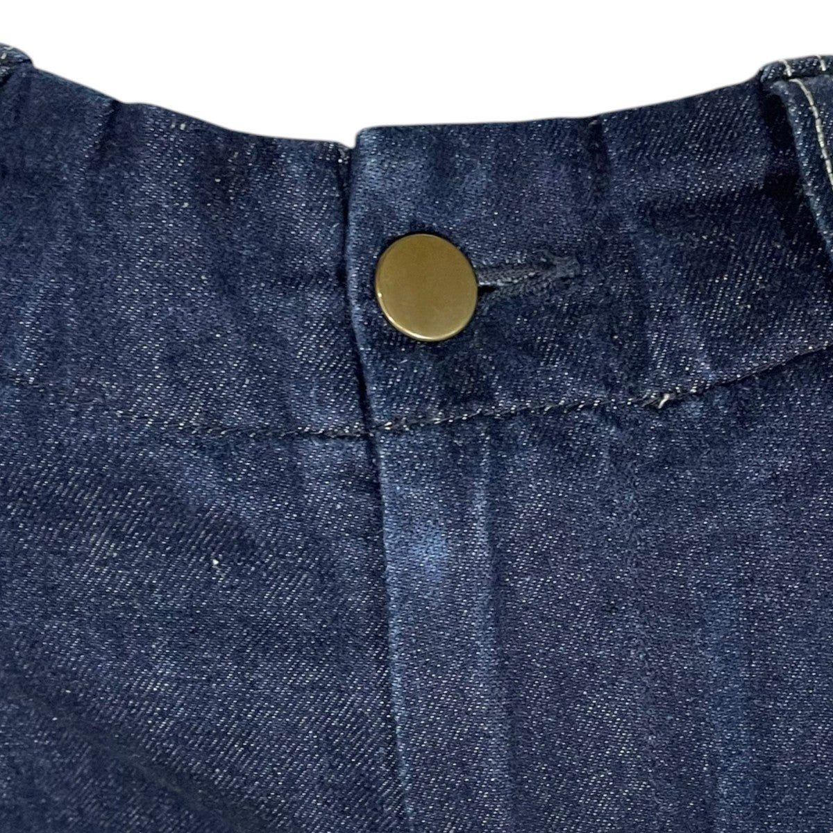 Handwerker 21SS コットンリネン タックワイドデニムパンツ DENIM HW WIDE TROUSERS デニムHWワイドトラウザーズ 211505 古着・中古-7枚目のアイテム画像