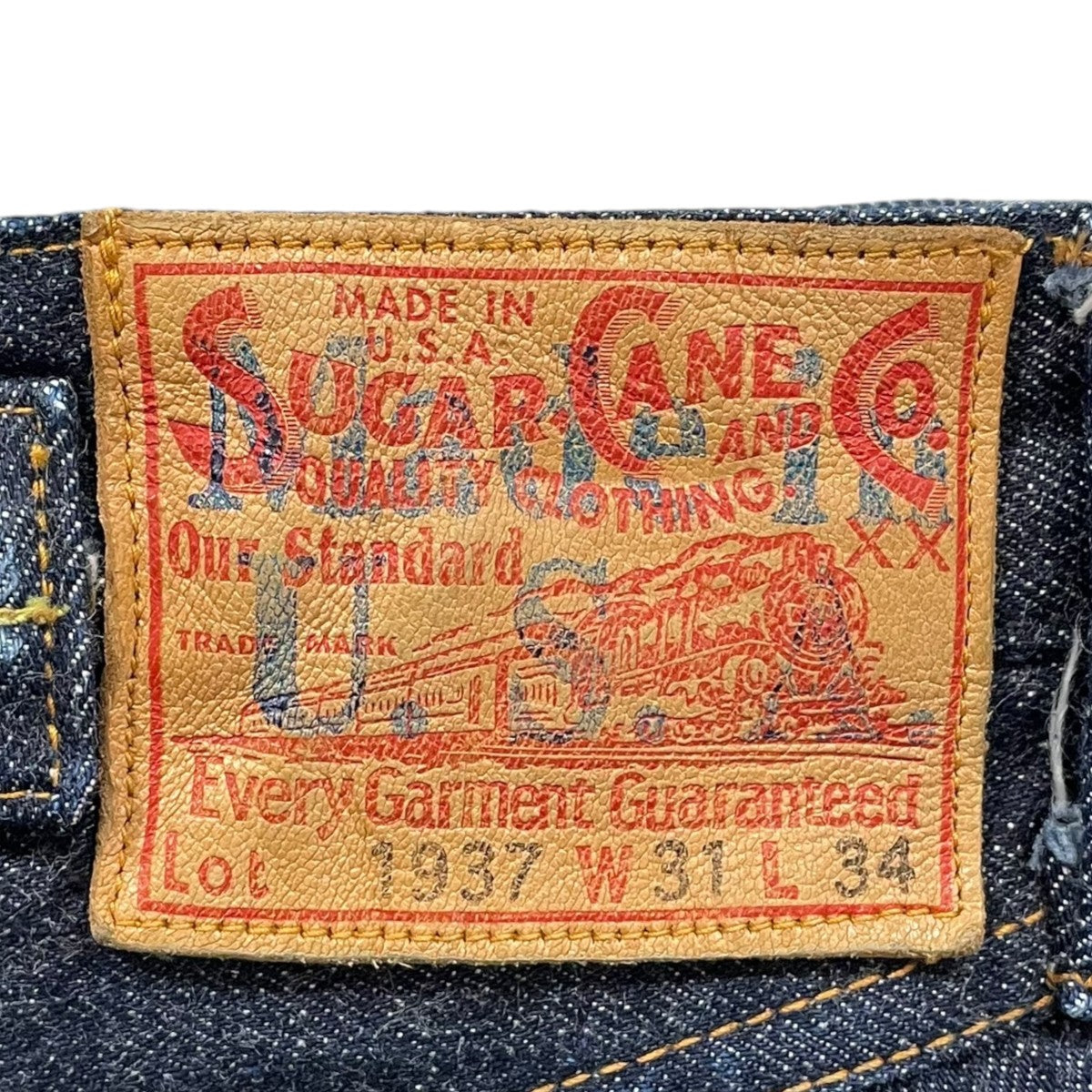 SUGAR CANE デニムパンツ 1937年モデル MADE IN USA 1937 古着・中古-5枚目のアイテム画像