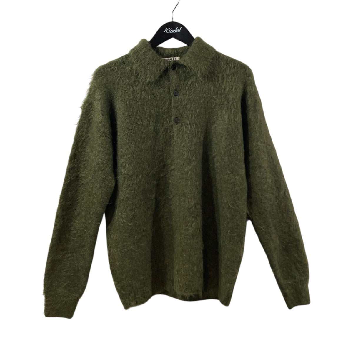 25AW BRUSHED SUPER KID MOHAIR KNIT POLOポロシャツA25AP01KM