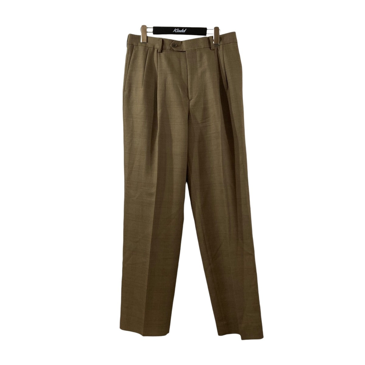 AURALEE A25SP02BA BLUEFACED WOOL TWO-TUCK SLACKS 古着・中古-1枚目のアイテム画像
