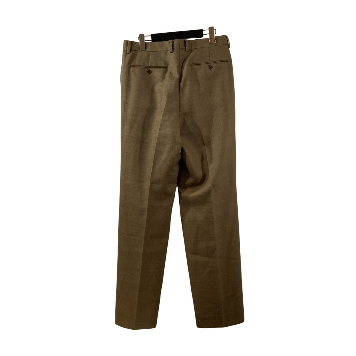 AURALEE A25SP02BA BLUEFACED WOOL TWO-TUCK SLACKS 古着・中古-2枚目のアイテム画像