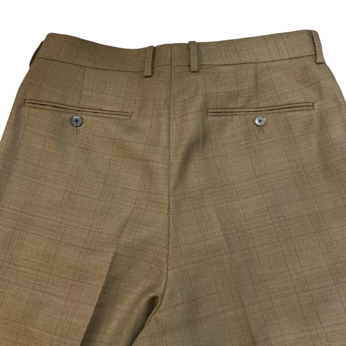AURALEE A25SP02BA BLUEFACED WOOL TWO-TUCK SLACKS 古着・中古-6枚目のアイテム画像