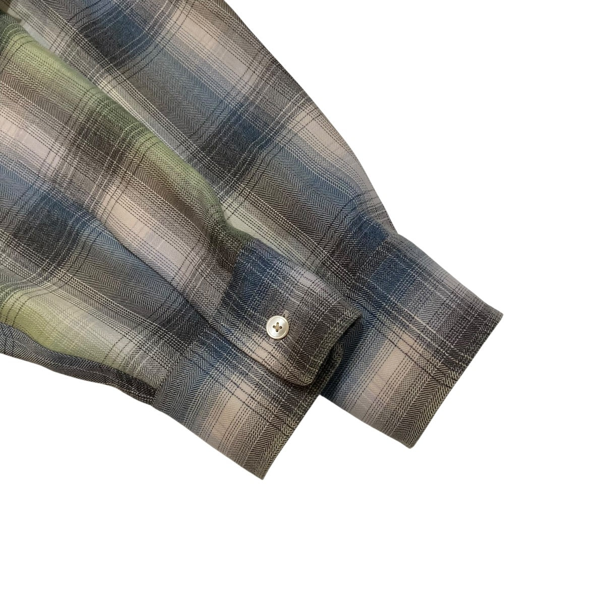 AURALEE SUPER LIGHT WOOL CHECK SHIRTチェック長袖シャツA25AS01LC 古着・中古-4枚目のアイテム画像
