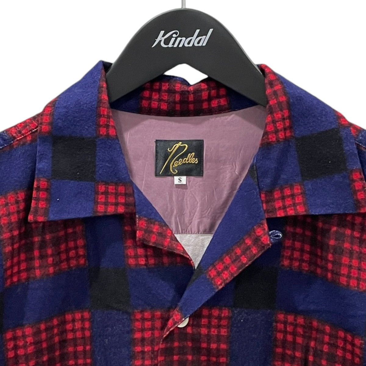 22AW チェック柄オープンカラーシャツ One-Up Shirt - R／C Flannel Cloth ／ Printed ワンアップシャツ LQ153