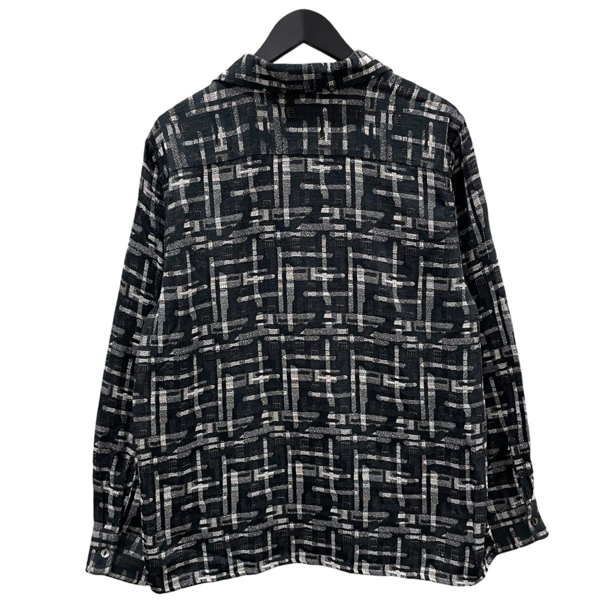 23AW オープンカラーシャツ Classic Shirt - C／PE／R／L Abstract Jq． クラシックシャツ アブストラクトジャカード NS212
