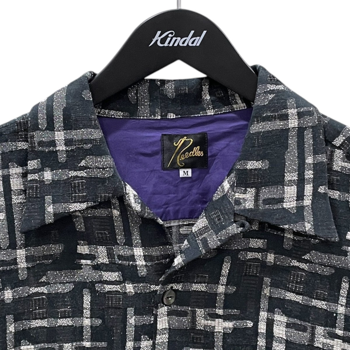 23AW オープンカラーシャツ Classic Shirt - C／PE／R／L Abstract Jq． クラシックシャツ アブストラクトジャカード NS212