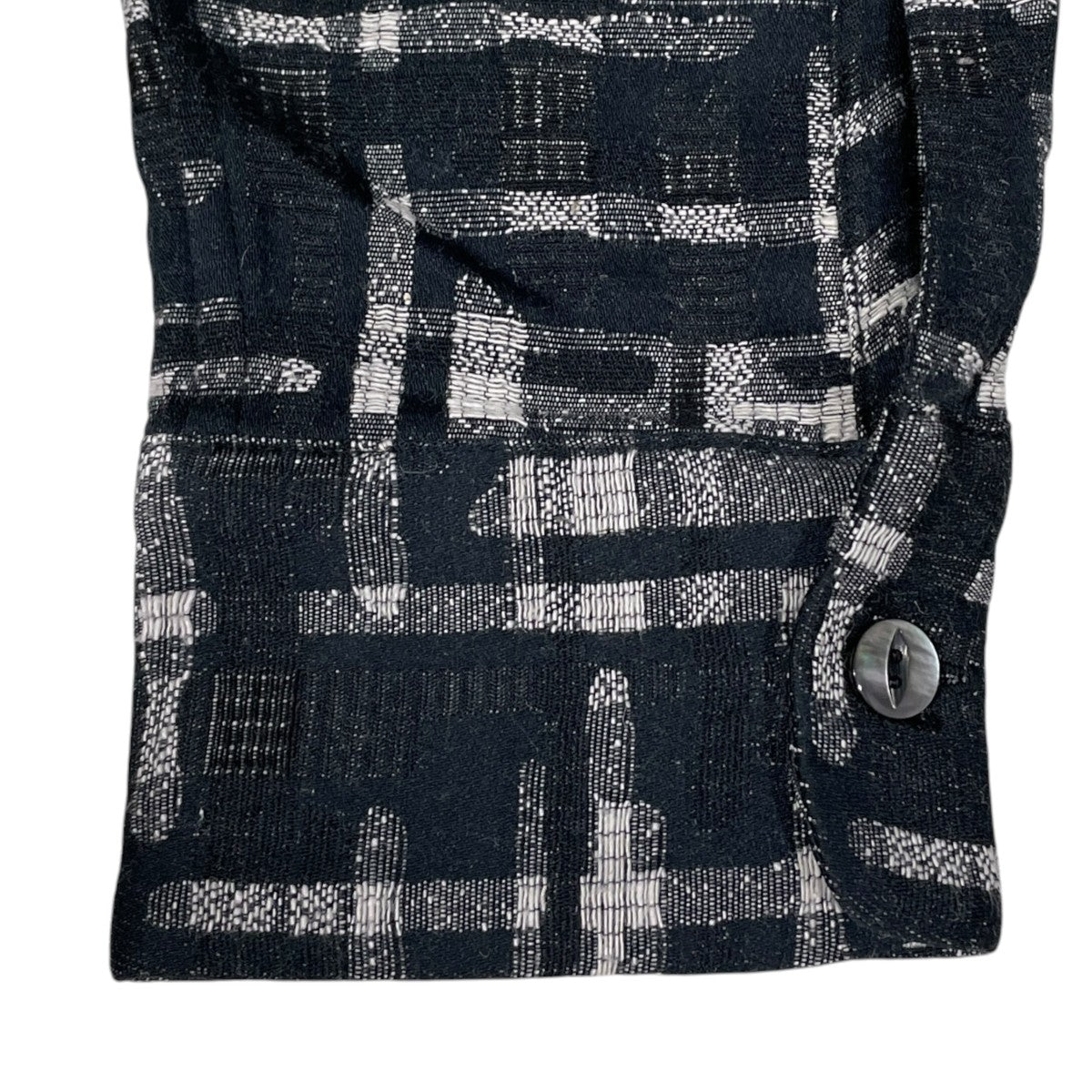 23AW オープンカラーシャツ Classic Shirt - C／PE／R／L Abstract Jq． クラシックシャツ アブストラクトジャカード NS212