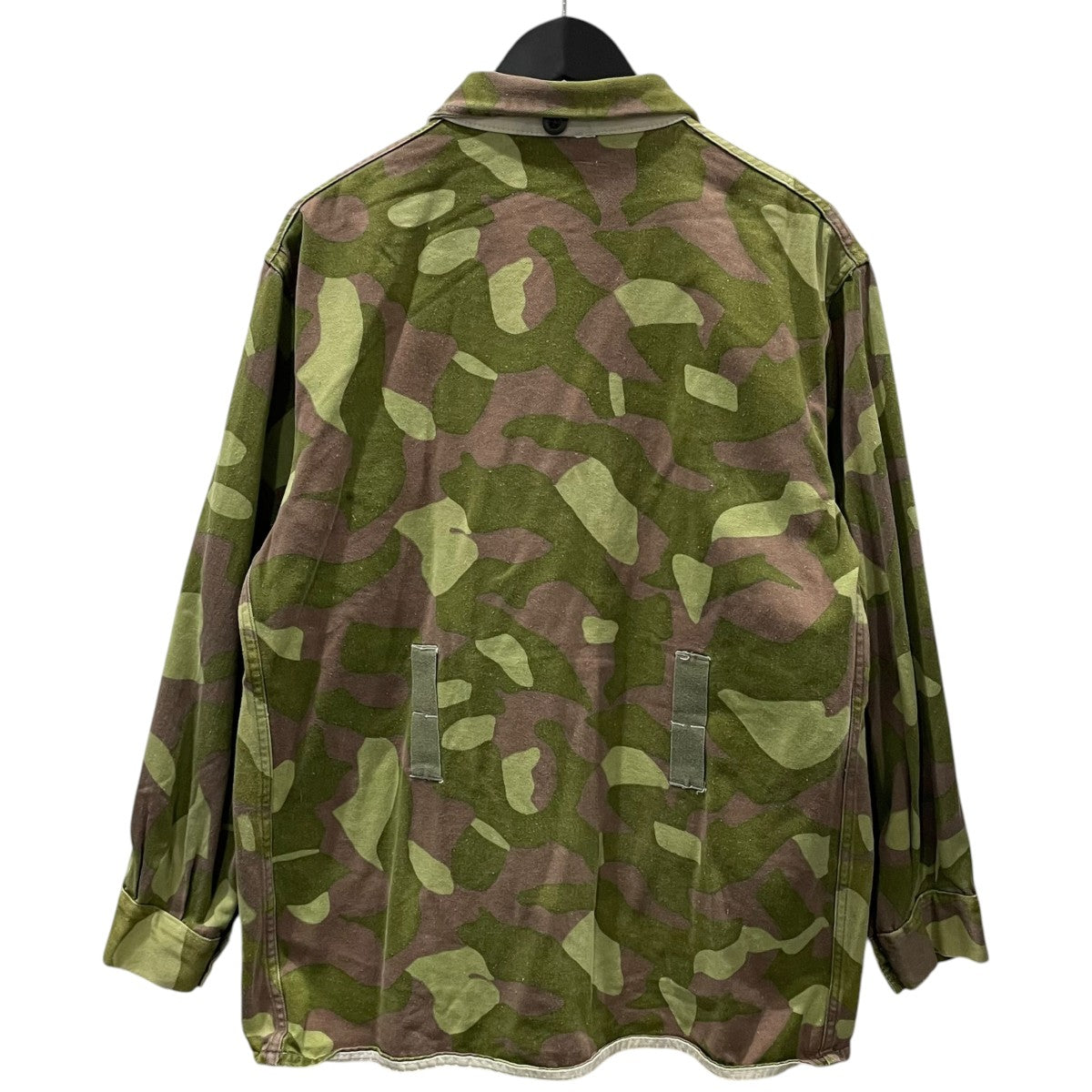 MILITALY 70s フィンランド軍 Puolustusvoimat カモフラ柄M62 リバーシブルジャケット 古着・中古-2枚目のアイテム画像
