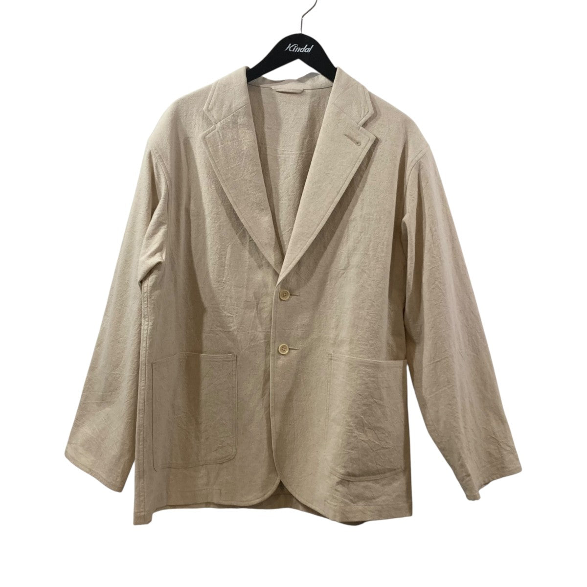 blurhms Cotton Linen Work JacketテーラードジャケットbROOTS23S04 古着・中古-1枚目のアイテム画像