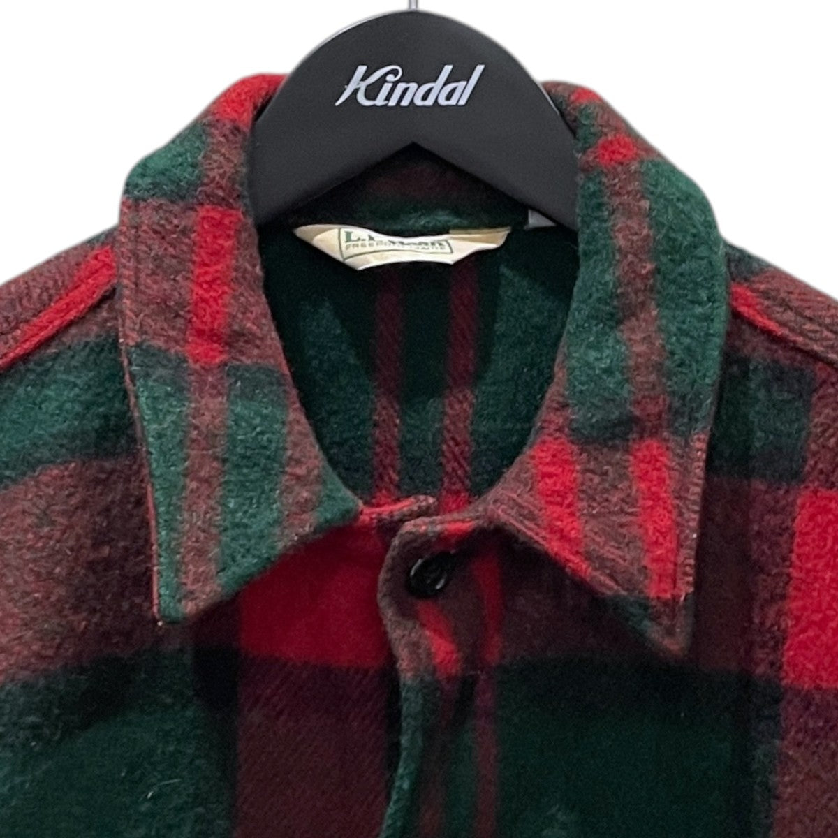 80s チェック柄ウールジャケット WOOL SHIRT JACKET ウールシャツジャケット