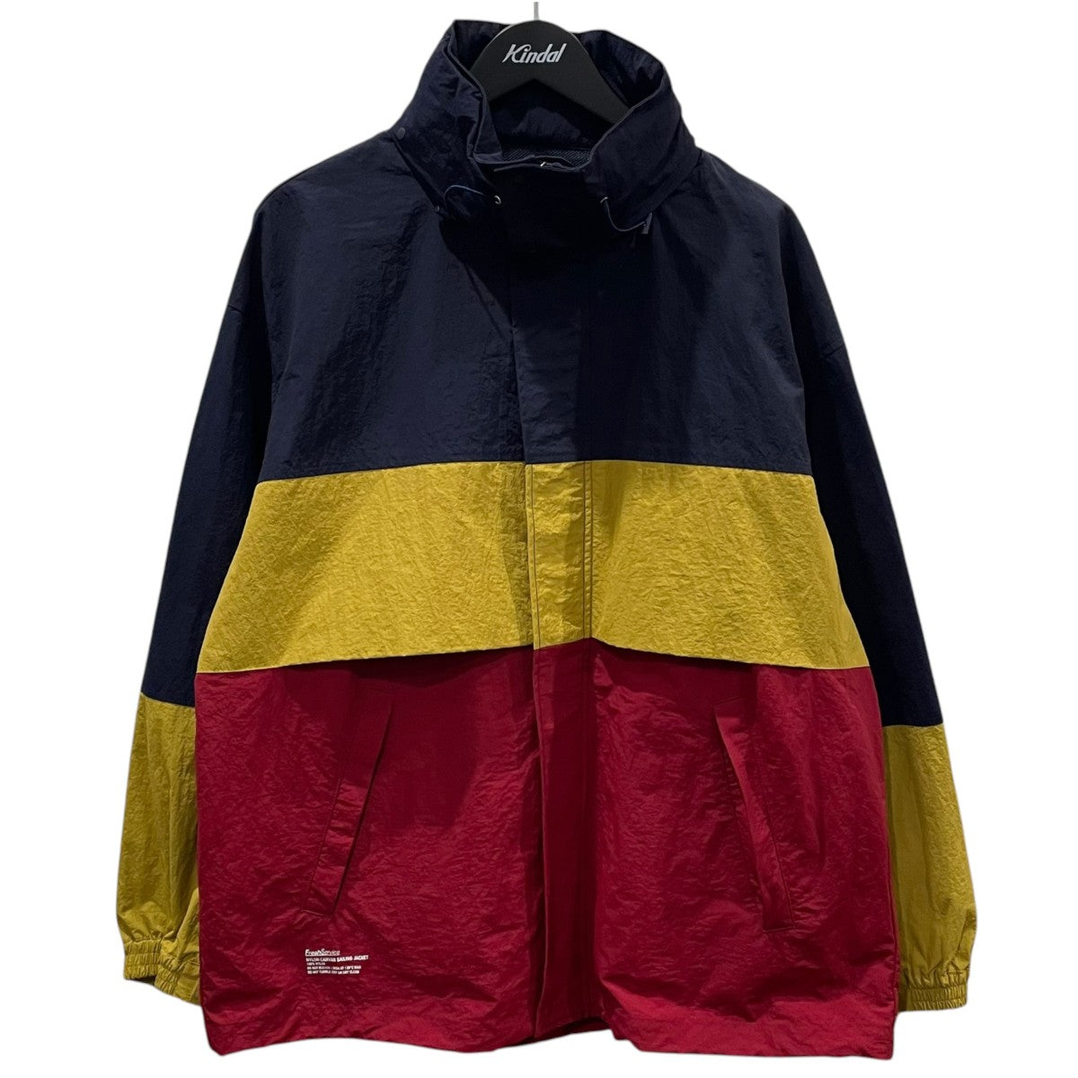 FreshService 26SS ジップアップナイロンジャケット NYLON CANVAS SAILING JACKET ナイロンキャンバス セーリングジャケット FSC261-30254 古着・中古-1枚目のアイテム画像