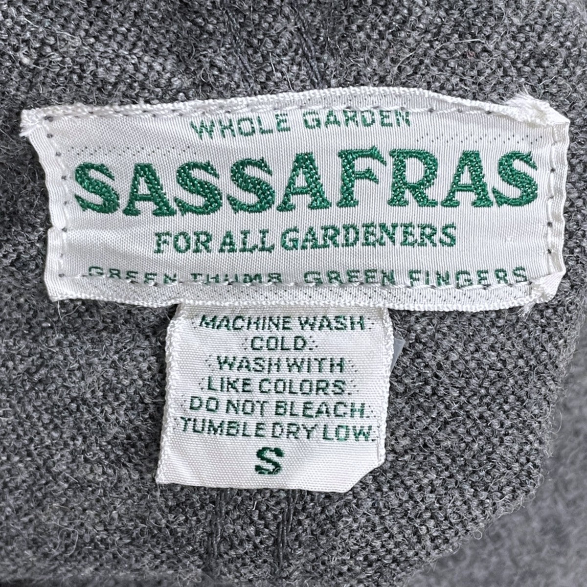 SASSAFRAS(ササフラス) ハーフコート FALL LEAF COAT (WOOL BLANKET