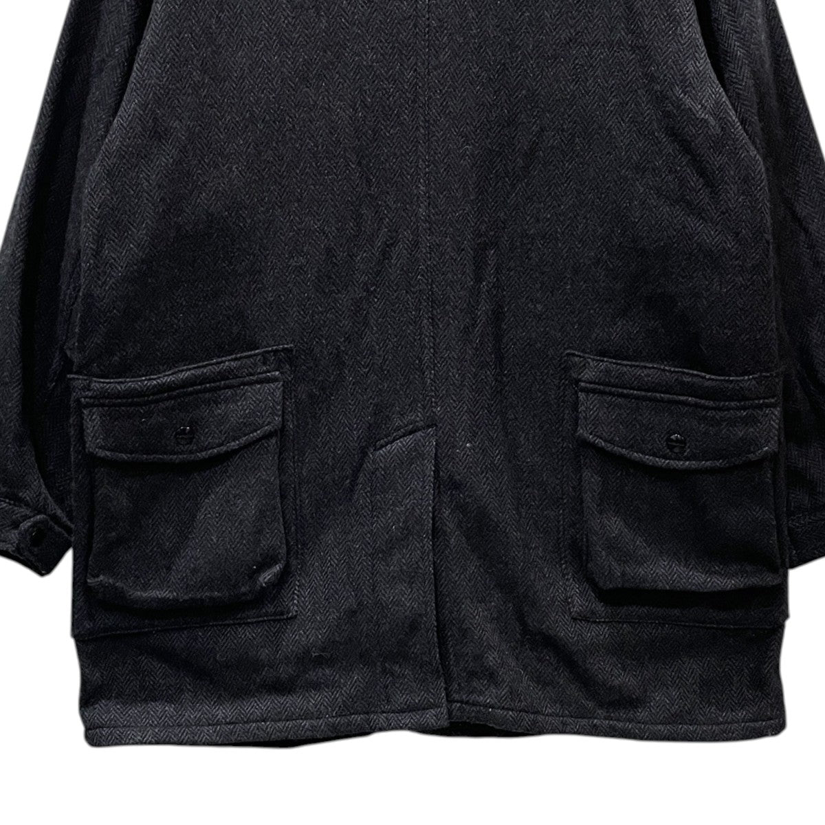 SASSAFRAS ヘリンボーンコート Digs Crew Tube Coat ディグスクルーチューブコート 古着・中古-5枚目のアイテム画像