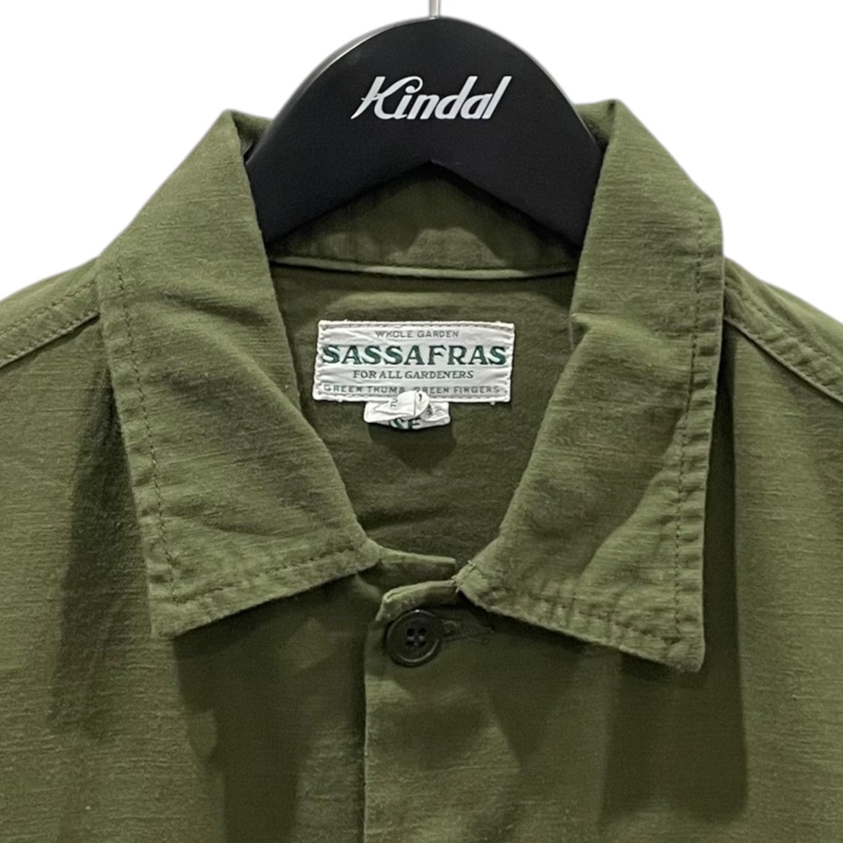 SASSAFRAS ミリタリージャケット G．D．U． Jacket ガーデンドレスユニフォーム ジャケット 古着・中古-3枚目のアイテム画像