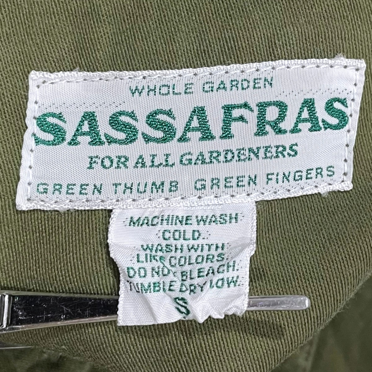 SASSAFRAS ミリタリージャケット G．D．U． Jacket ガーデンドレスユニフォーム ジャケット 古着・中古-4枚目のアイテム画像