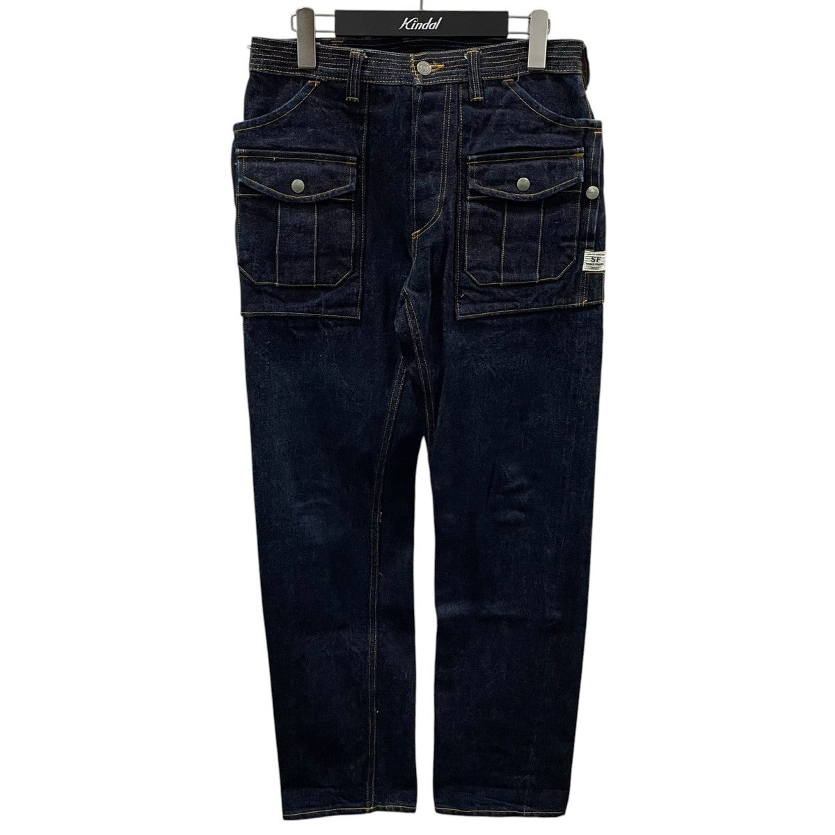 SASSAFRAS デニムパンツ Botanical Scout Pants ボタニカルスカウトパンツ 古着・中古-1枚目のアイテム画像