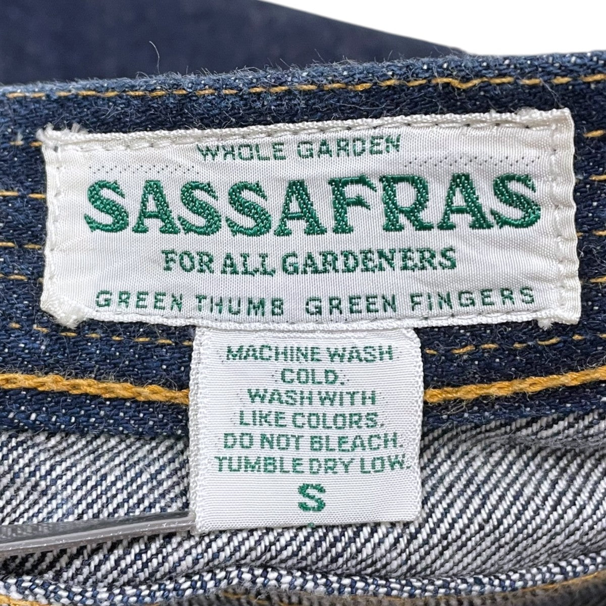 SASSAFRAS(ササフラス) デニムパンツ Botanical Scout Pants