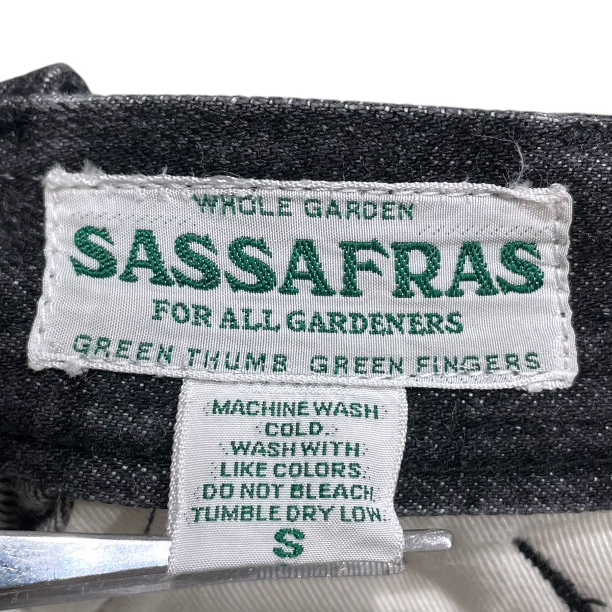 SASSAFRAS デニムパンツ 古着・中古-8枚目のアイテム画像