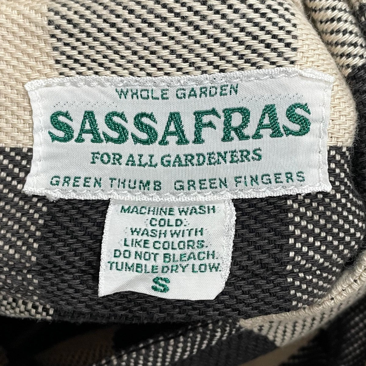 20AW ブロックチェック柄ジャケット Botanical Eagle Scout Half ボタニカル イーグル スカウト ハーフ