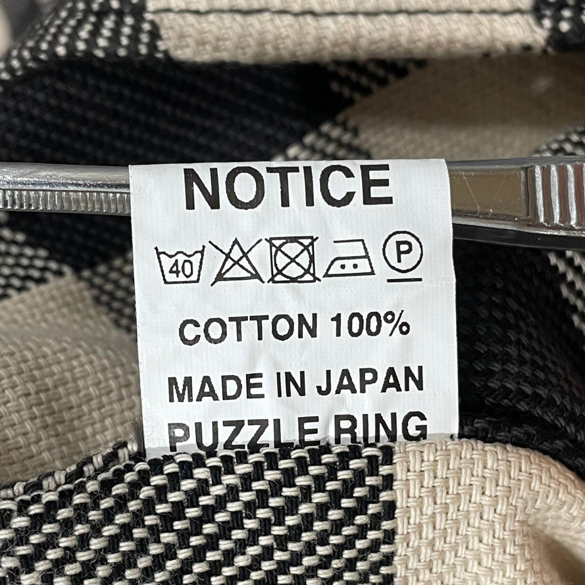 20AW ブロックチェック柄ジャケット Botanical Eagle Scout Half ボタニカル イーグル スカウト ハーフ