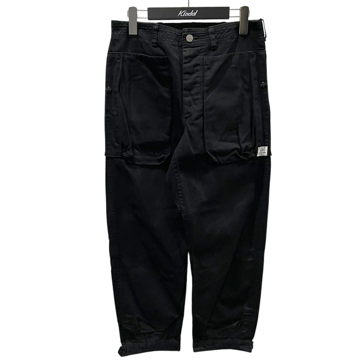 SASSAFRAS クロップドパンツ Digs Crew Pants 4／5 ディグスクルーパンツ 4／5 古着・中古-1枚目のアイテム画像