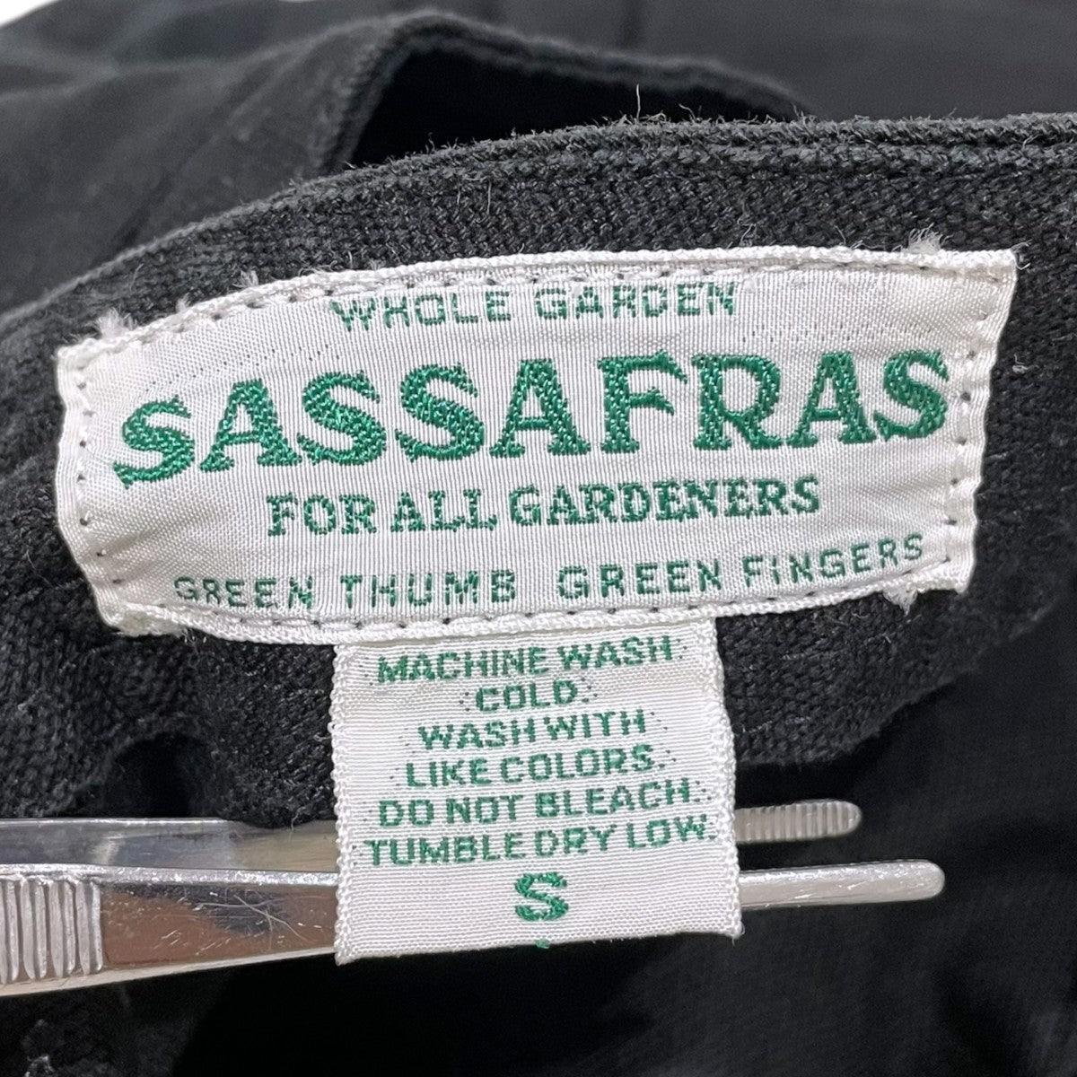 SASSAFRAS クロップドパンツ Digs Crew Pants 4／5 ディグスクルーパンツ 4／5 古着・中古-6枚目のアイテム画像