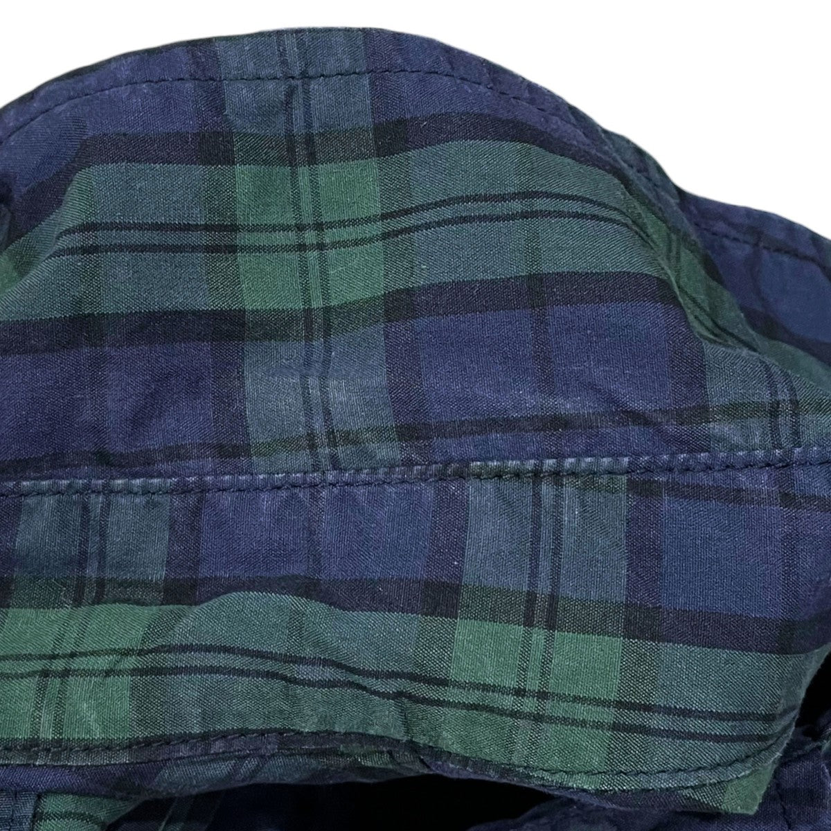 SASSAFRAS ブラックウォッチチェック柄シャツ 古着・中古-5枚目のアイテム画像