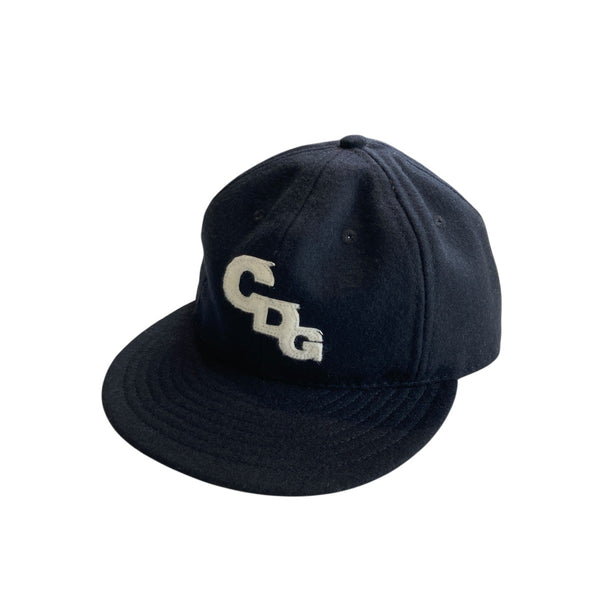 美品 CDG×EBBETS FIELD FLANNELS キャップ CDG×Ebbets Field Flannels キャップSZ-K604 SZ-K604 ブラック サイズ
