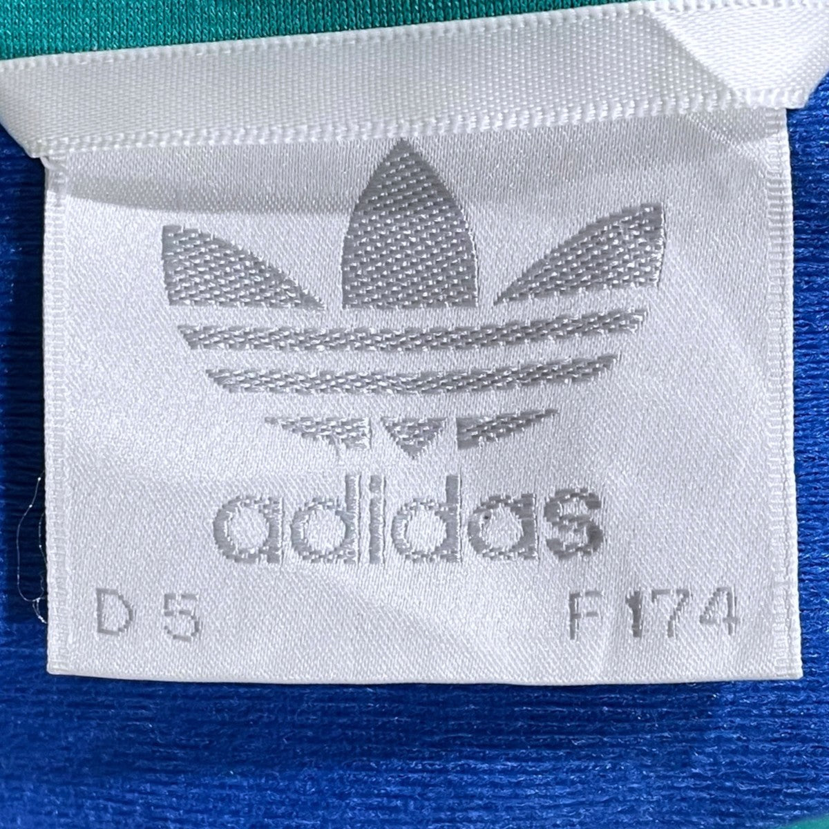 adidas(アディダス) 80s-90sトラックジャケット 銀タグ グリーン・ブル