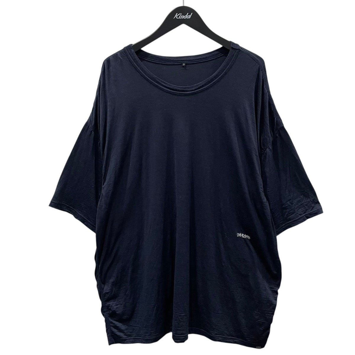 NBYA．H ビッグシルエット半袖カットソー Washable Merino Tee SS ォッシャブルメリノティー ショートスリーブ ASSN-200313 古着・中古-1枚目のアイテム画像