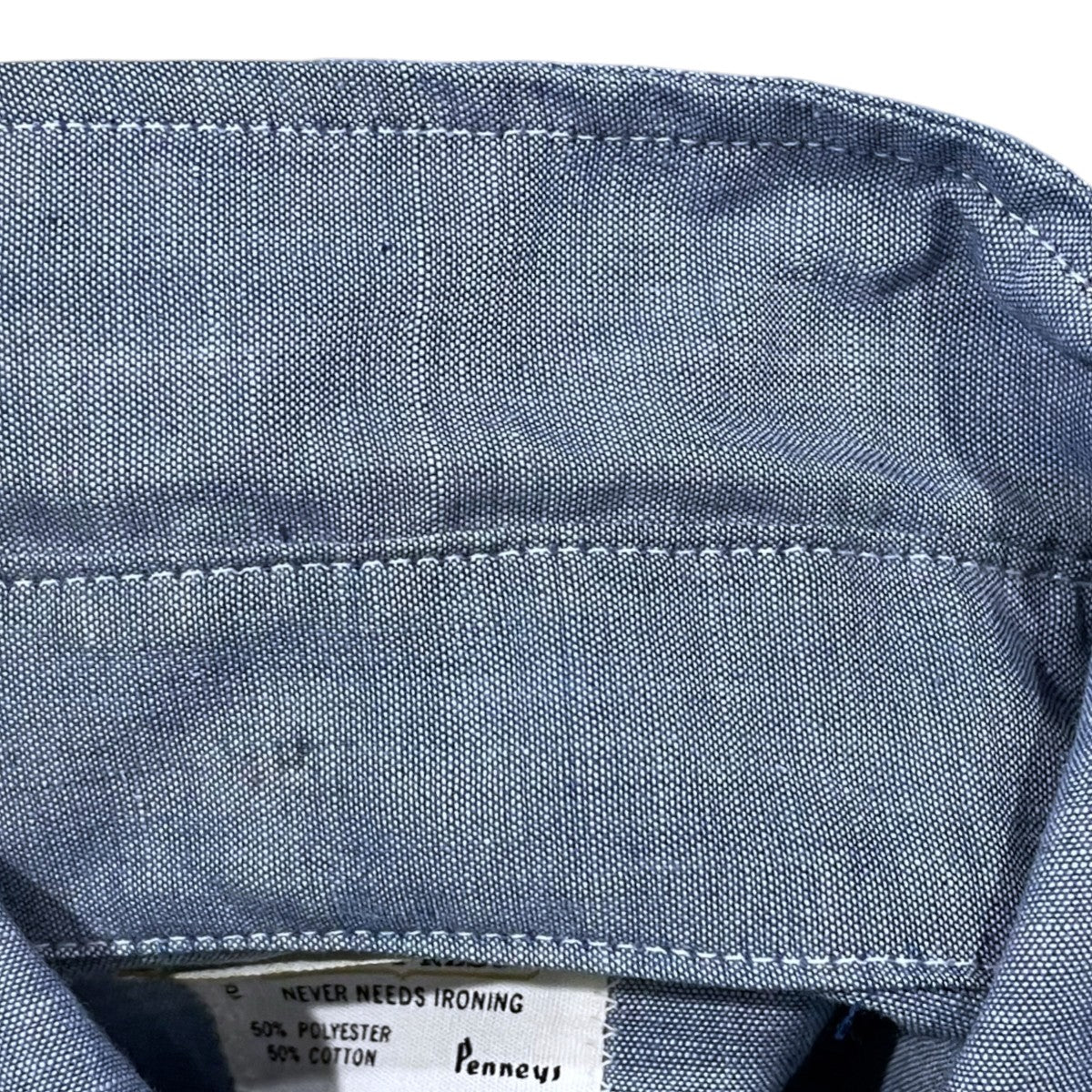 BIG MAC 70s シャンブレーワークシャツ ペンプレスト CHEMBRAY WORK SHIRT PENN-PREST 古着・中古-7枚目のアイテム画像