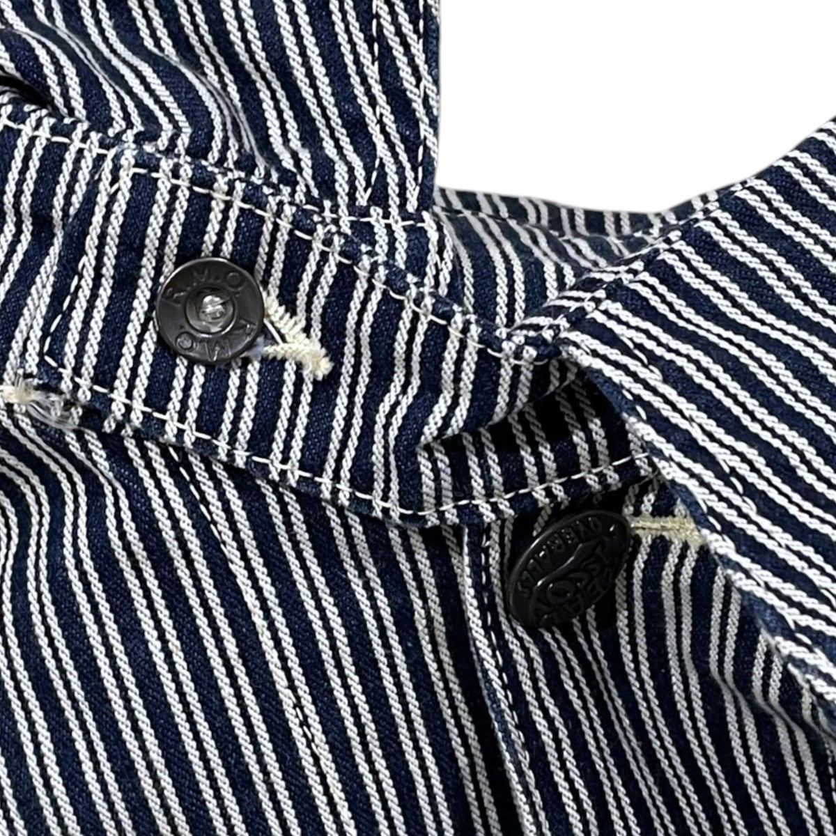 Buco(THE REAL McCOY’S) ヒッコリーストライプ カバーオール 761J 古着・中古-5枚目のアイテム画像