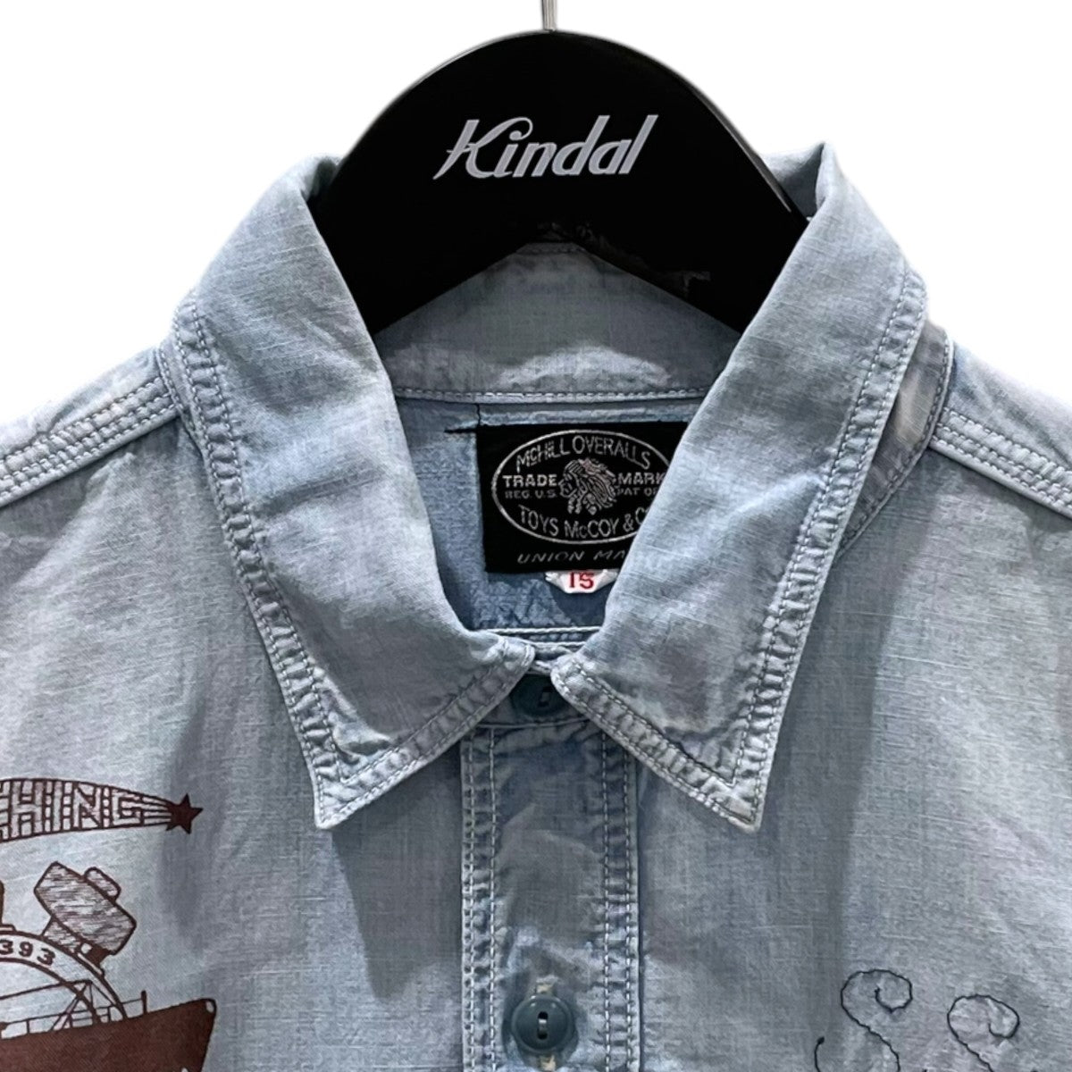 14SS シャンブレーシャツ U．S． NAVY CHAMBRAY SHIRT QUEENFISH TMS1409