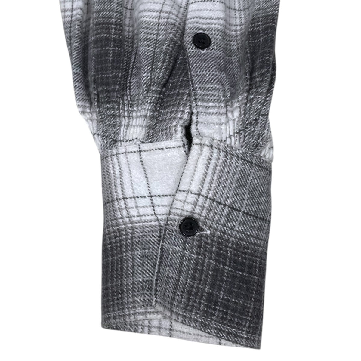 crinkle crinkle crinkle×SLOBE IENA 25AW ネルチェックラッフルブラウス CC-4025-SI 古着・中古-4枚目のアイテム画像