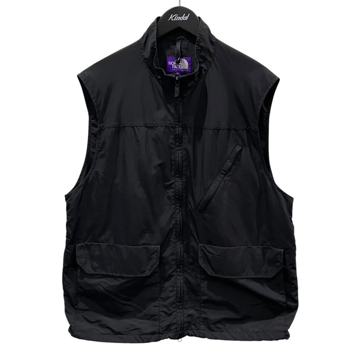 THE NORTHFACE PURPLELABEL ジップアップナイロンベスト PERTEX UNLIMITED Mountain Wind Vest （パーテックス アンリミテッド マウンテン ウインド ベスト N25FN059 古着・中古-1枚目のアイテム画像