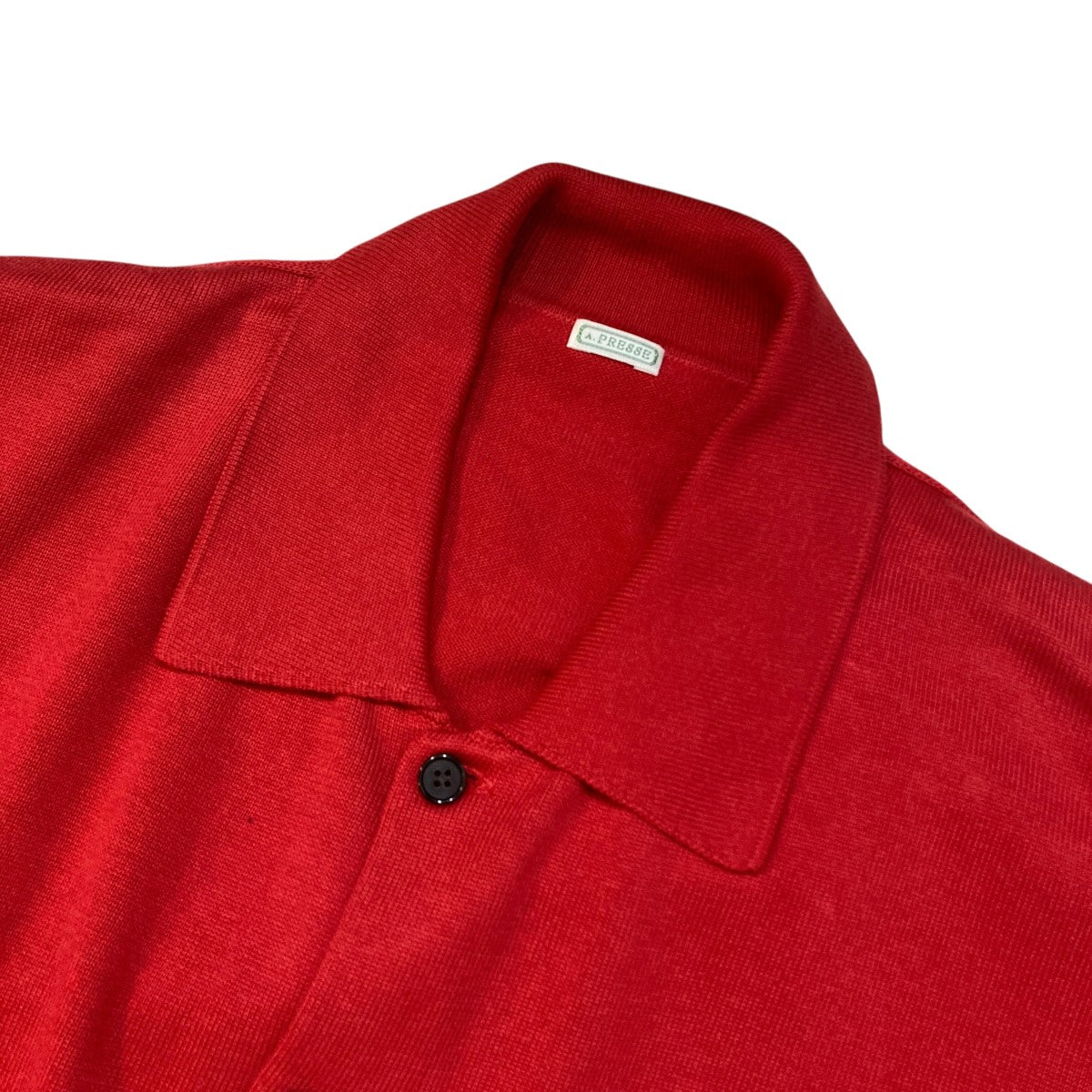 Cotton Kint Polo Collar Cardiganカーディガン24SAP-03-08K